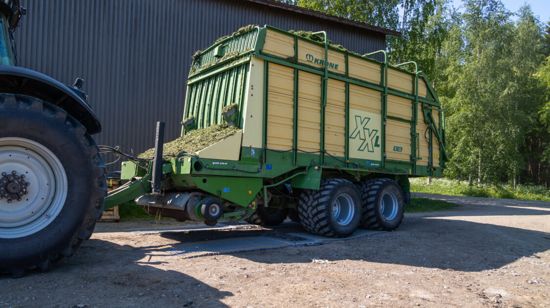 Rehukuormien punnitus (1)