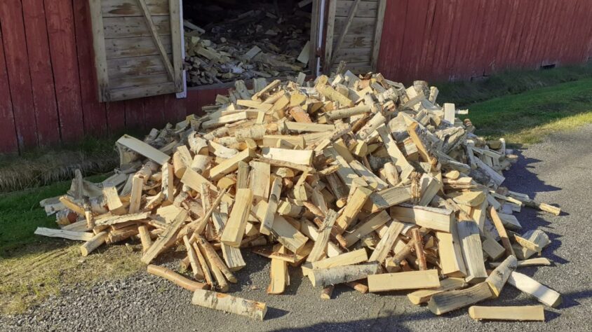 klapikuorma kipattuna