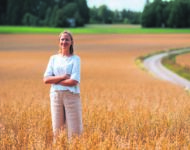 ”Kun vienti kasvaa, kasvaa myös hankinta ja sopimustoiminta kauran ympärillä. Kasvu koskee sekä tavanomaista että luomukauraa”, kertoo Export Manager Heidi Romu Raisiolta. Kuva: Heidi Romu